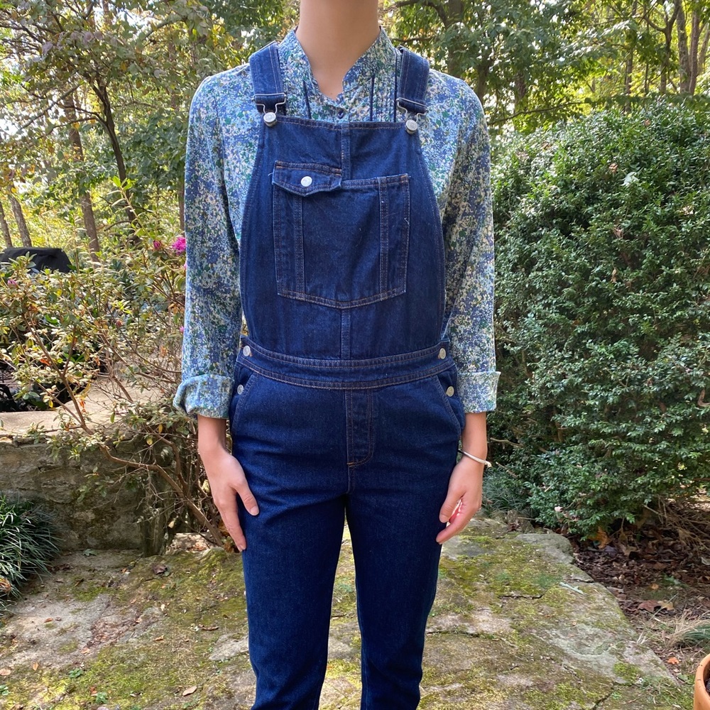 Moto by Topshop denim overalls